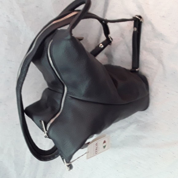 VALENTINA ITALIAN LEATHER BACKPACK - Picture 2 of 6